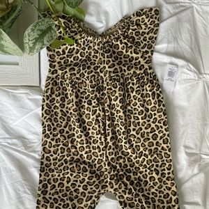Old Navy Cheetah Romper 6-12 months NWT